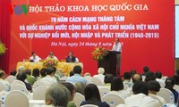 Seminar to mark 70 years of August Revolution and National Day opens in Hanoi